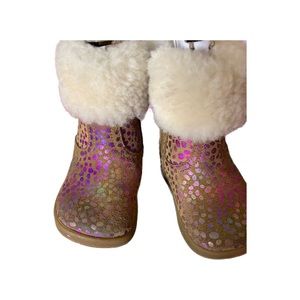 Babygirl Ugg Jorie II Spots Boots Sz 2/3